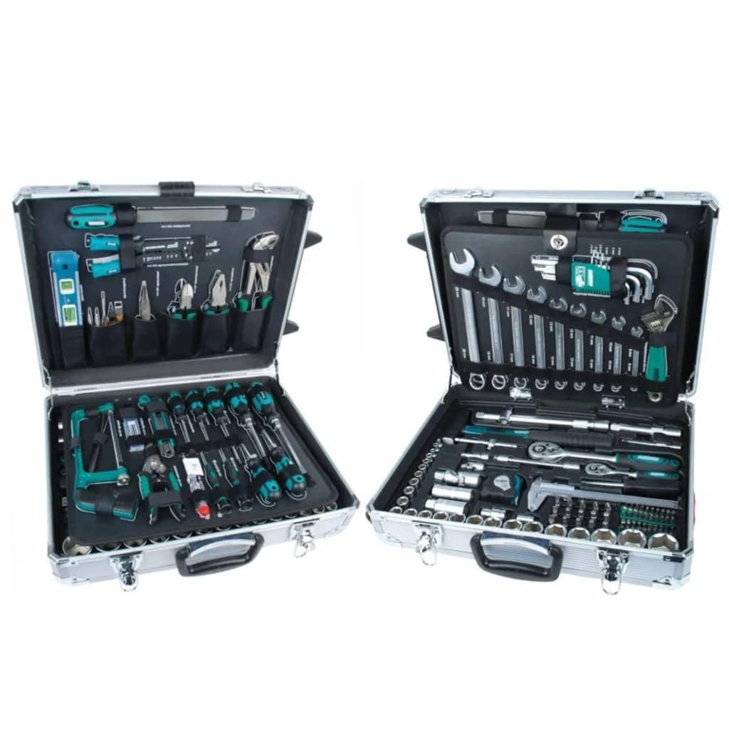 Brüder Mannesmann Werkzeugkoffer – 159-tlg. Profi-Werkzeug-Set im Aluminiumkoffer