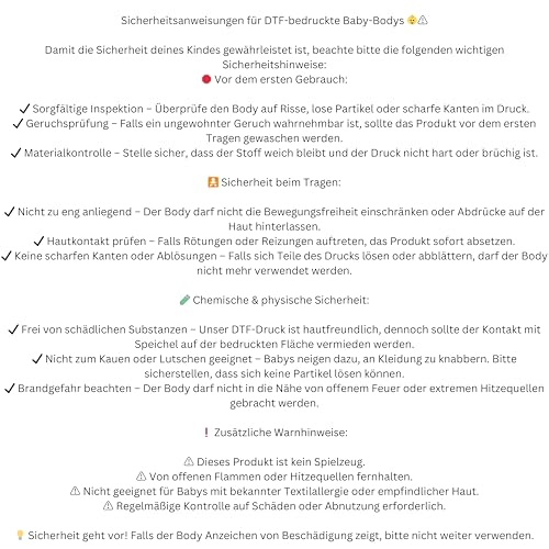 Schnitzler Baby-Body Langarm – Individuell mit DTF-Druck personalisierbar!