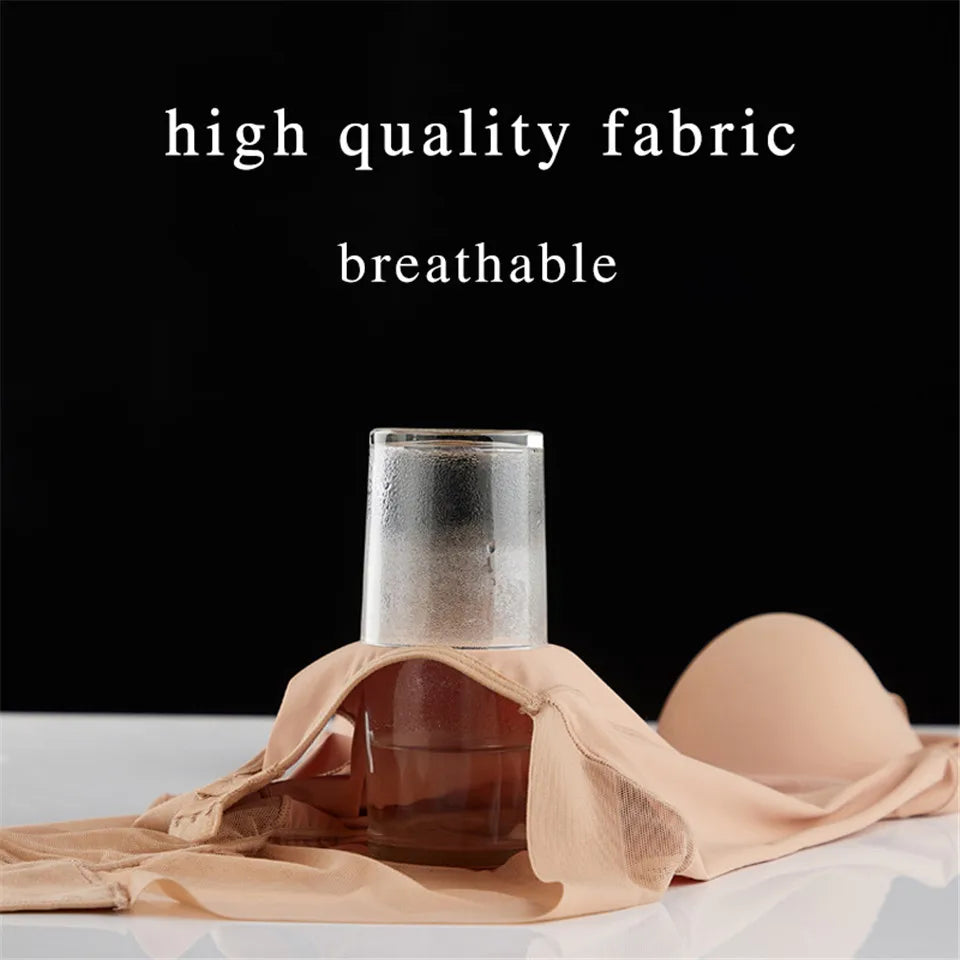 Wechery Damen Shapewear Body – Figurformender Body mit Bügel, Push-Up-Effekt, Schwarz