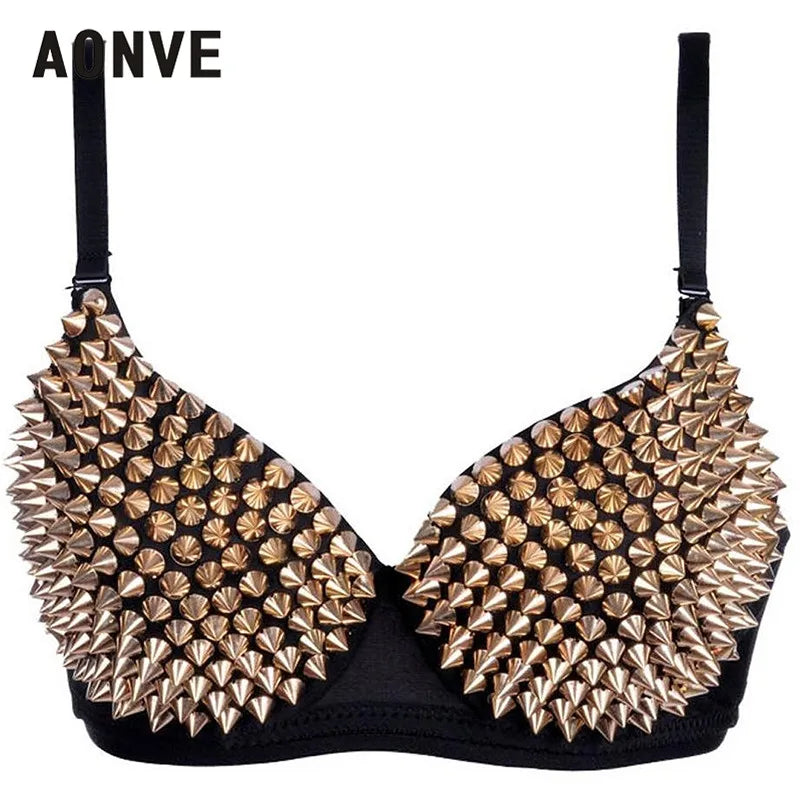 Sexy Damen-Bralette mit Strass & Pailletten – Rückenfreier BH ohne Bügel – Glänzendes Bustier für Party, Club & Hochzeit