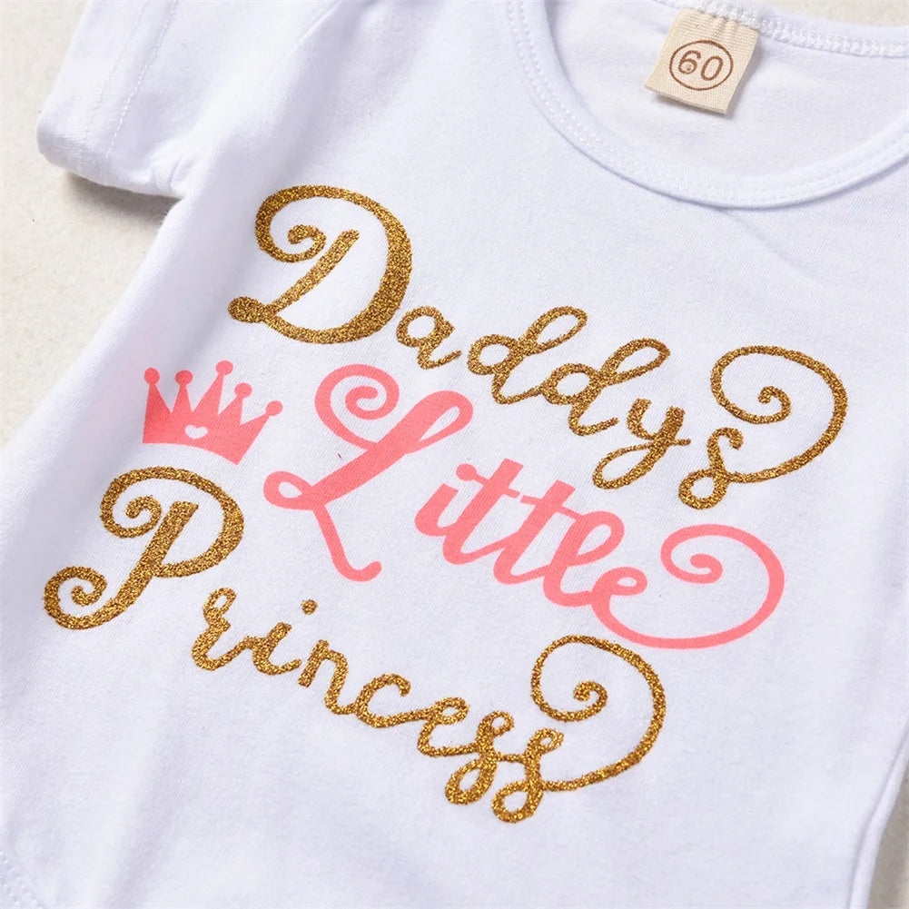🌸 4-teiliges Sommer-Set für Neugeborene – Baby Mädchen Romper + Blumenhose + Hut + Haarband (0–24 Monate)