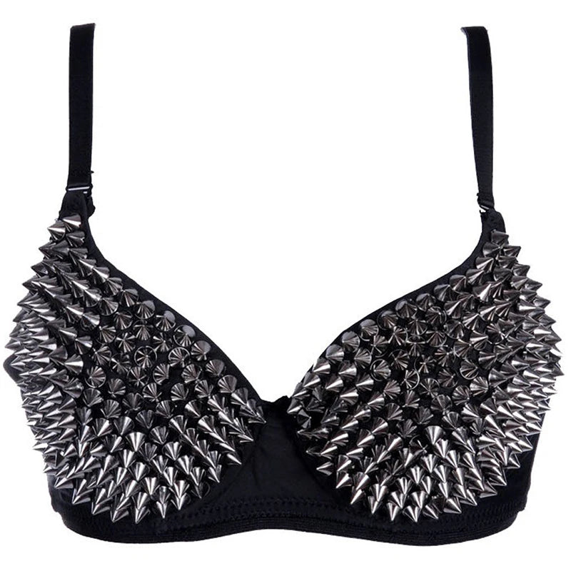 Sexy Damen-Bralette mit Strass & Pailletten – Rückenfreier BH ohne Bügel – Glänzendes Bustier für Party, Club & Hochzeit