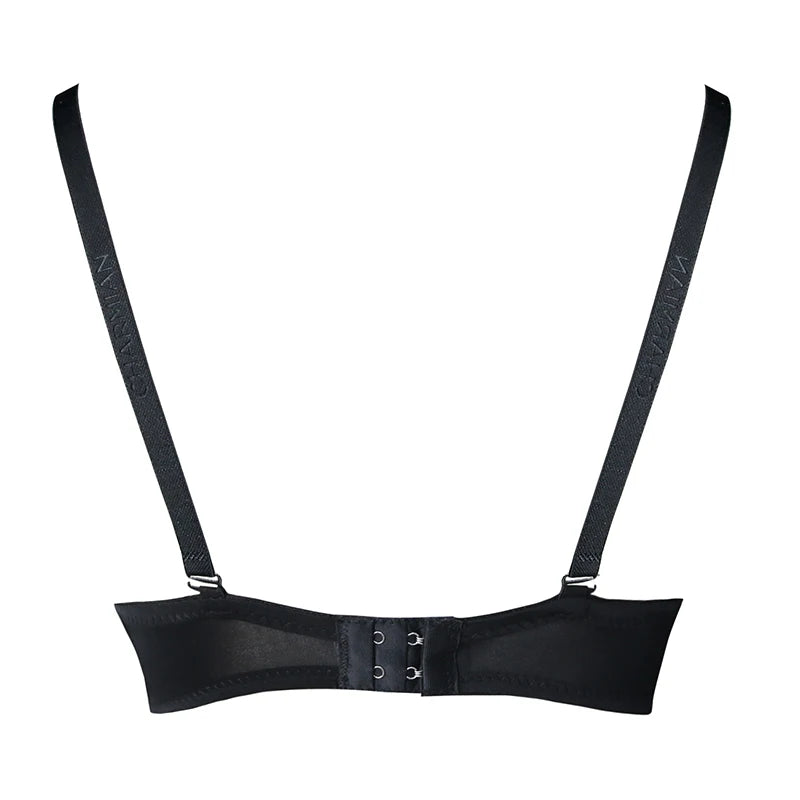 Sexy Damen-Bralette mit Strass & Pailletten – Rückenfreier BH ohne Bügel – Glänzendes Bustier für Party, Club & Hochzeit