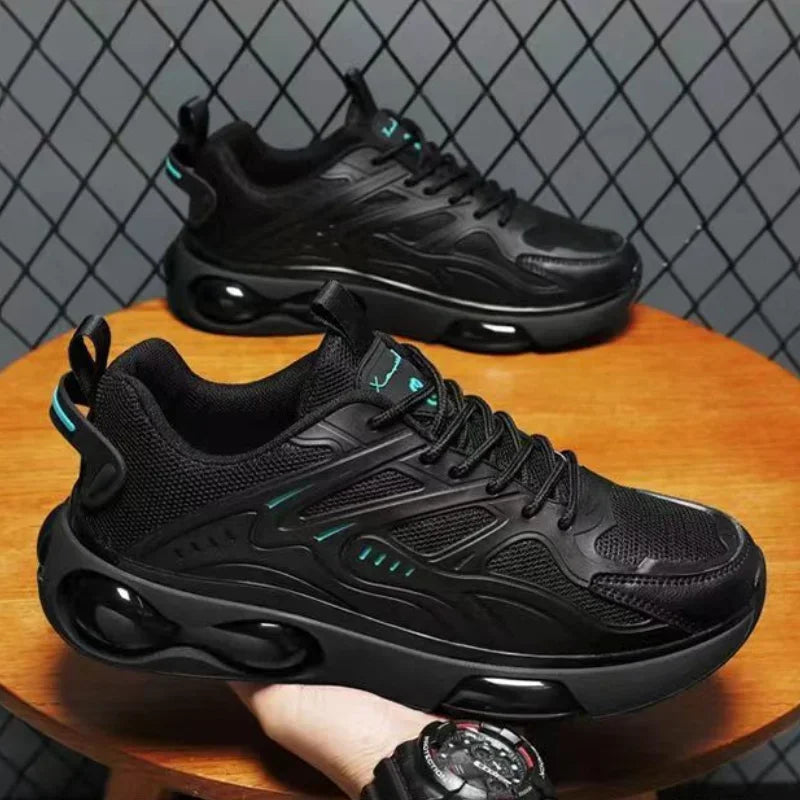 Herren Sneaker 2024 – Atmungsaktive Mesh-Laufschuhe mit dicker Sohle | Komfortable Freizeitschuhe & Tennisschuhe – Modisch & Klassisch