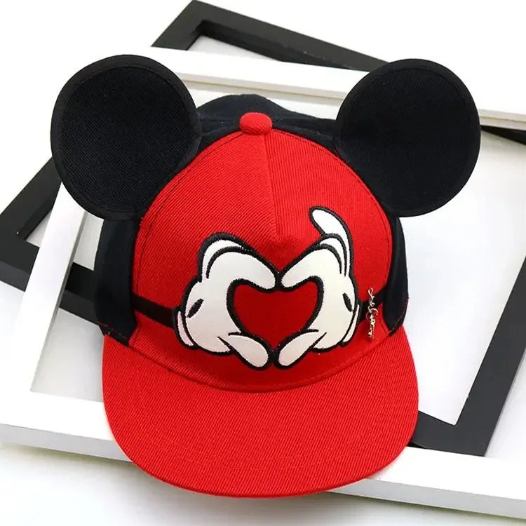 Kinder Baseballcap mit Mickey-Maus-Motiv – Verstellbare Cartoon Snapback Mütze für Jungen & Mädchen (3–8 Jahre)