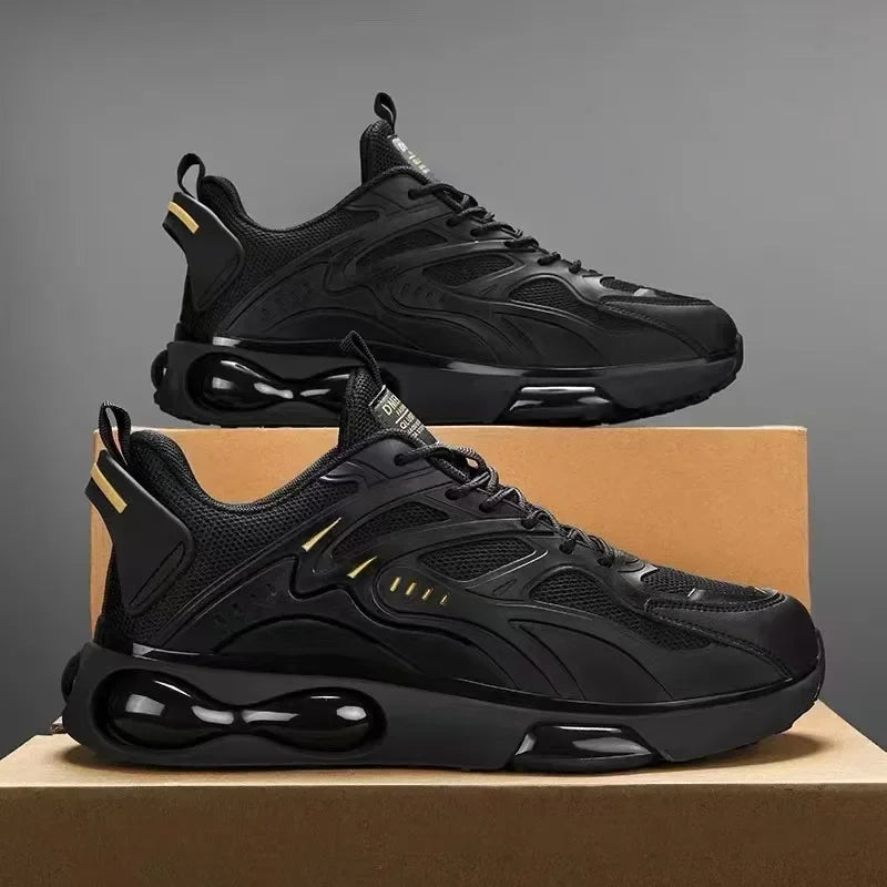 Herren Sneaker 2024 – Atmungsaktive Mesh-Laufschuhe mit dicker Sohle | Komfortable Freizeitschuhe & Tennisschuhe – Modisch & Klassisch