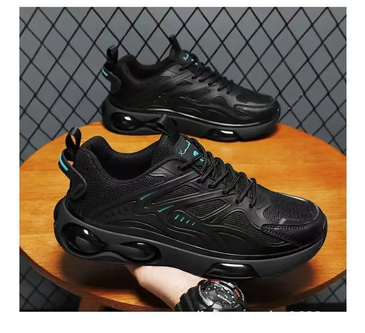 Herren Sneaker 2024 – Atmungsaktive Mesh-Laufschuhe mit dicker Sohle | Komfortable Freizeitschuhe & Tennisschuhe – Modisch & Klassisch