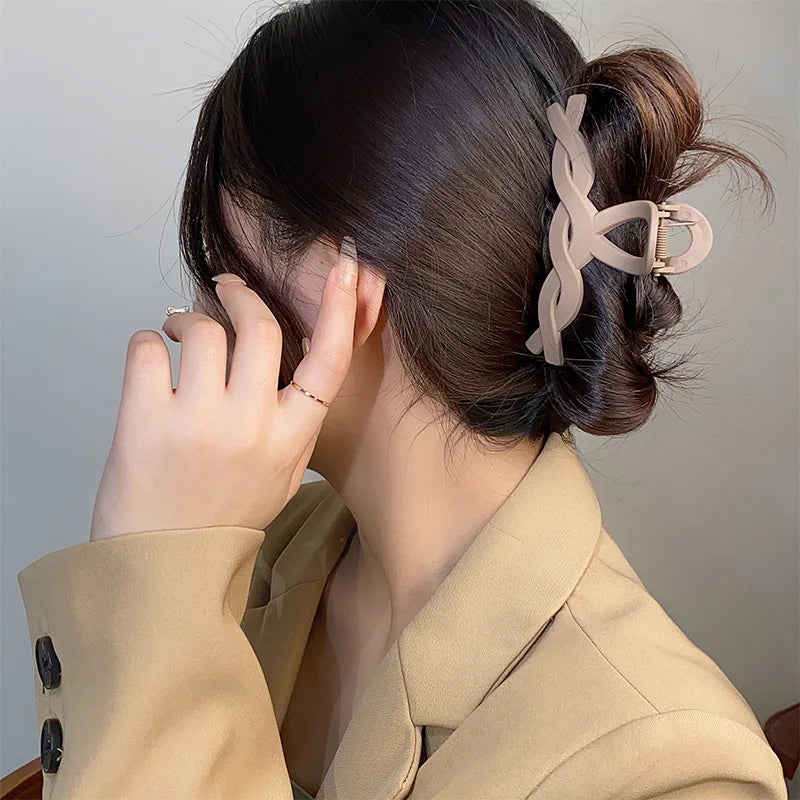 8er-Set Große Haarclips für Damen – Blumenform Haarklammern für dickes Haar – Stylische Haarspangen & Accessoires