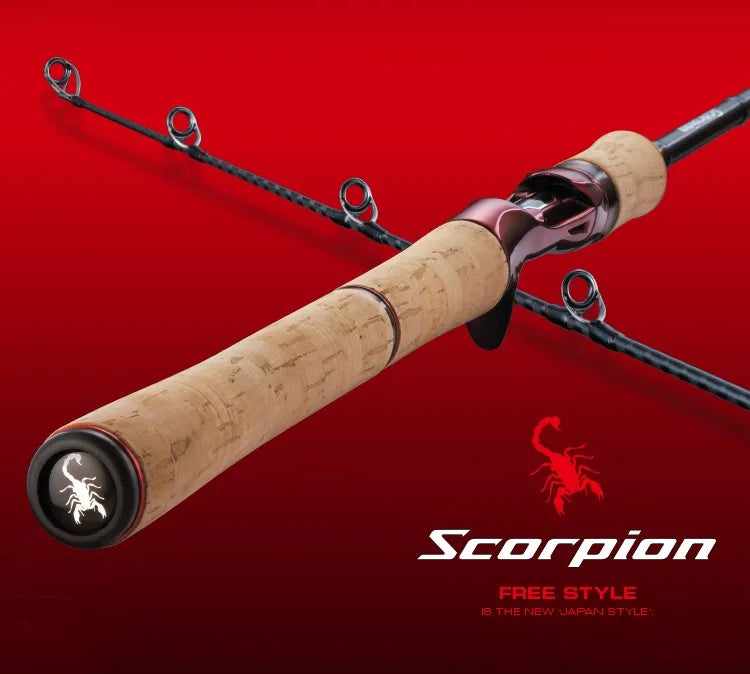 Shimano Scorpion Reiserute – 2-teilige Spinning & Casting Angelrute, ultraleicht (115–165g)