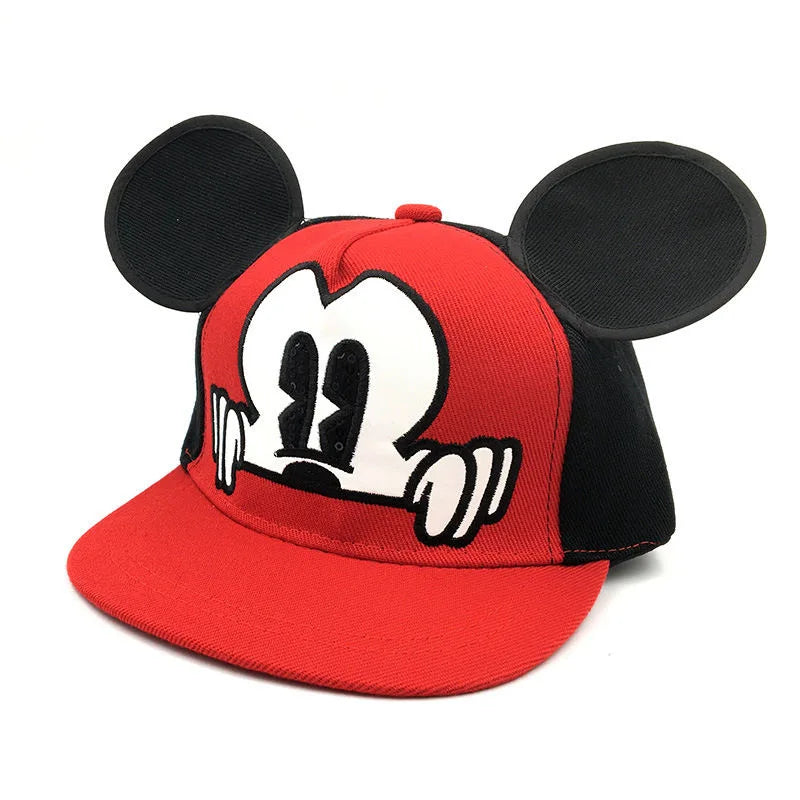 Kinder Baseballcap mit Mickey-Maus-Motiv – Verstellbare Cartoon Snapback Mütze für Jungen & Mädchen (3–8 Jahre)