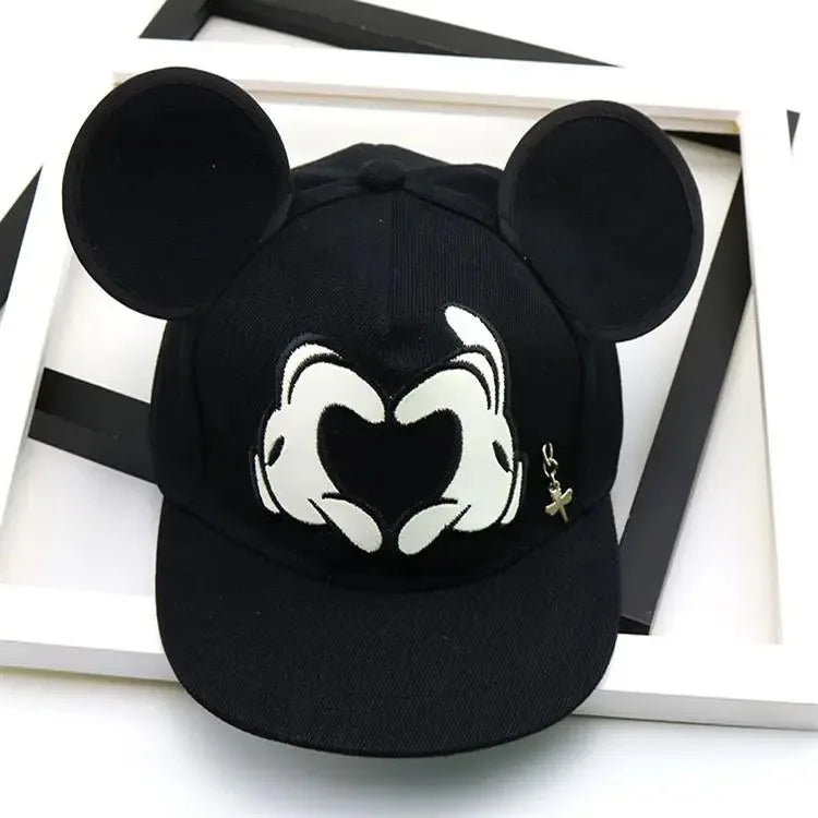 Kinder Baseballcap mit Mickey-Maus-Motiv – Verstellbare Cartoon Snapback Mütze für Jungen & Mädchen (3–8 Jahre)