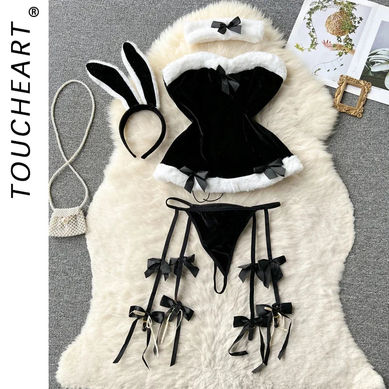 Sexy Damen-Unterwäsche Set – Spitzen-Bralette & Slip – Verführerisches Dessous-Set ohne Bügel für besondere Momente