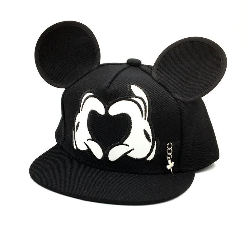 Kinder Baseballcap mit Mickey-Maus-Motiv – Verstellbare Cartoon Snapback Mütze für Jungen & Mädchen (3–8 Jahre)