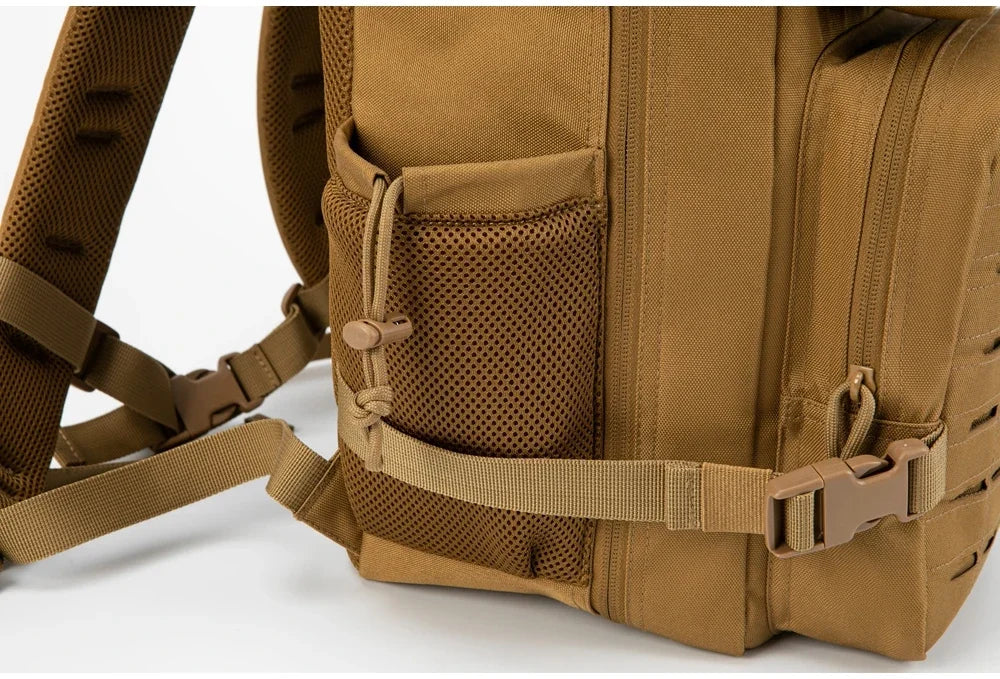QT&QY Taktischer Rucksack 25L/45L – Outdoor Survival Bug Out Bag für Männer & Frauen – Schulrucksack mit Flaschenhalter