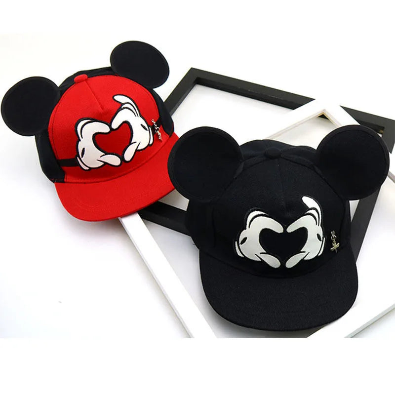 Kinder Baseballcap mit Mickey-Maus-Motiv – Verstellbare Cartoon Snapback Mütze für Jungen & Mädchen (3–8 Jahre)
