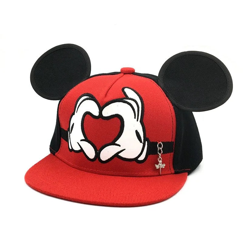 Kinder Baseballcap mit Mickey-Maus-Motiv – Verstellbare Cartoon Snapback Mütze für Jungen & Mädchen (3–8 Jahre)