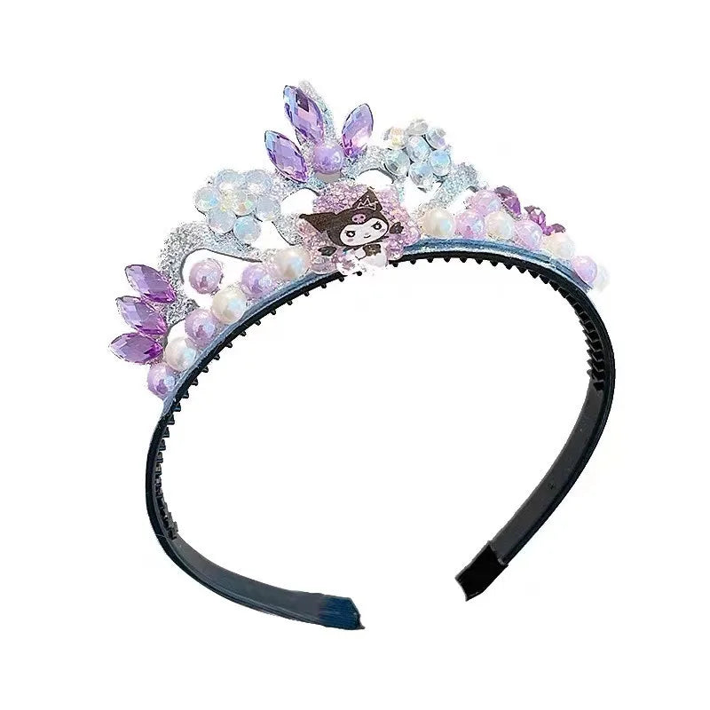 Disney Prinzessinnen-Krone Haarreif für Kinder – Aisha Frozen Krone – Geburtstagskrone für Mädchen – MINISO Design