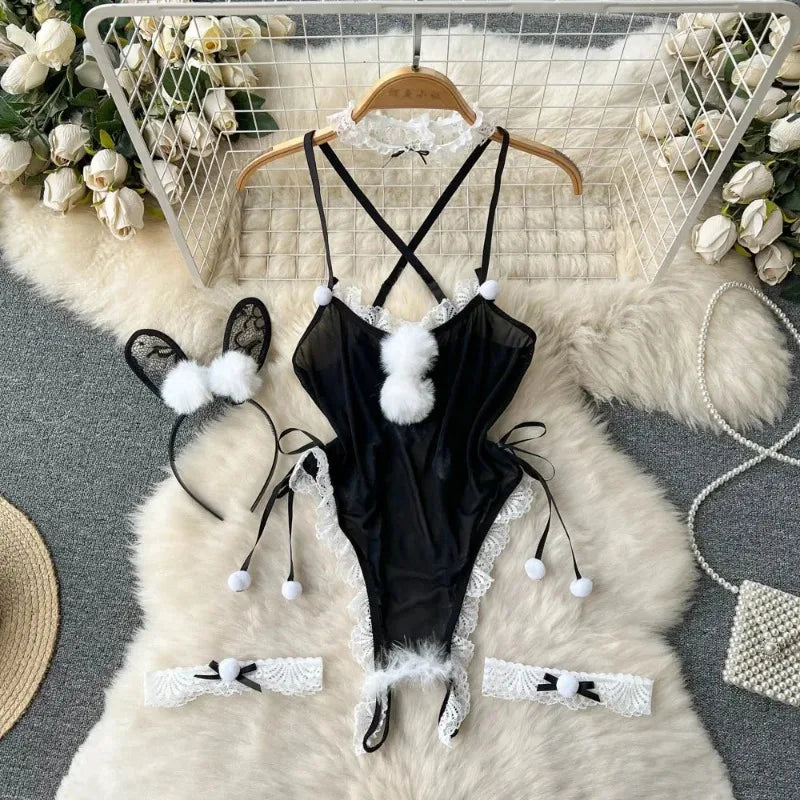 Sexy Damen-Unterwäsche Set – Spitzen-Bralette & Slip – Verführerisches Dessous-Set ohne Bügel für besondere Momente