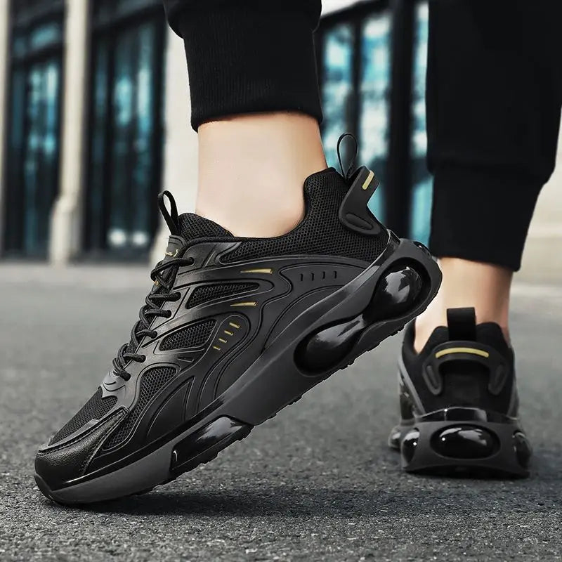 Herren Sneaker 2024 – Atmungsaktive Mesh-Laufschuhe mit dicker Sohle | Komfortable Freizeitschuhe & Tennisschuhe – Modisch & Klassisch