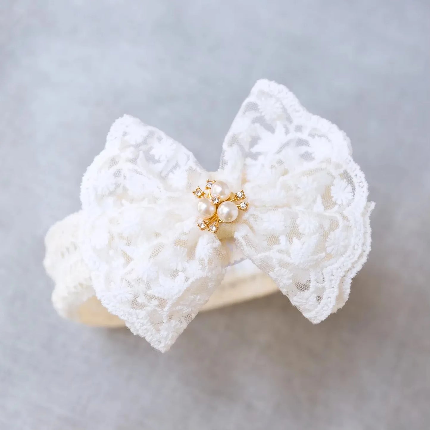 Blumen Baby Haarband für Mädchen – Elastisches Stirnband mit Schleife | Weiches Turban-Haarband für Kleinkinder & Neugeborene