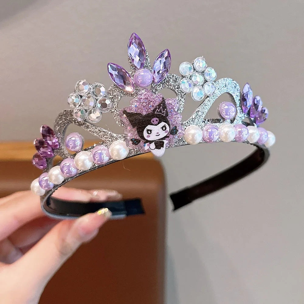 Disney Prinzessinnen-Krone Haarreif für Kinder – Aisha Frozen Krone – Geburtstagskrone für Mädchen – MINISO Design