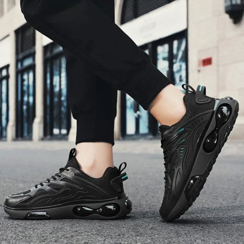Herren Sneaker 2024 – Atmungsaktive Mesh-Laufschuhe mit dicker Sohle | Komfortable Freizeitschuhe & Tennisschuhe – Modisch & Klassisch