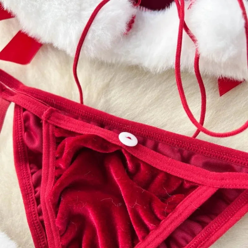 Sexy Damen-Unterwäsche Set – Spitzen-Bralette & Slip – Verführerisches Dessous-Set ohne Bügel für besondere Momente