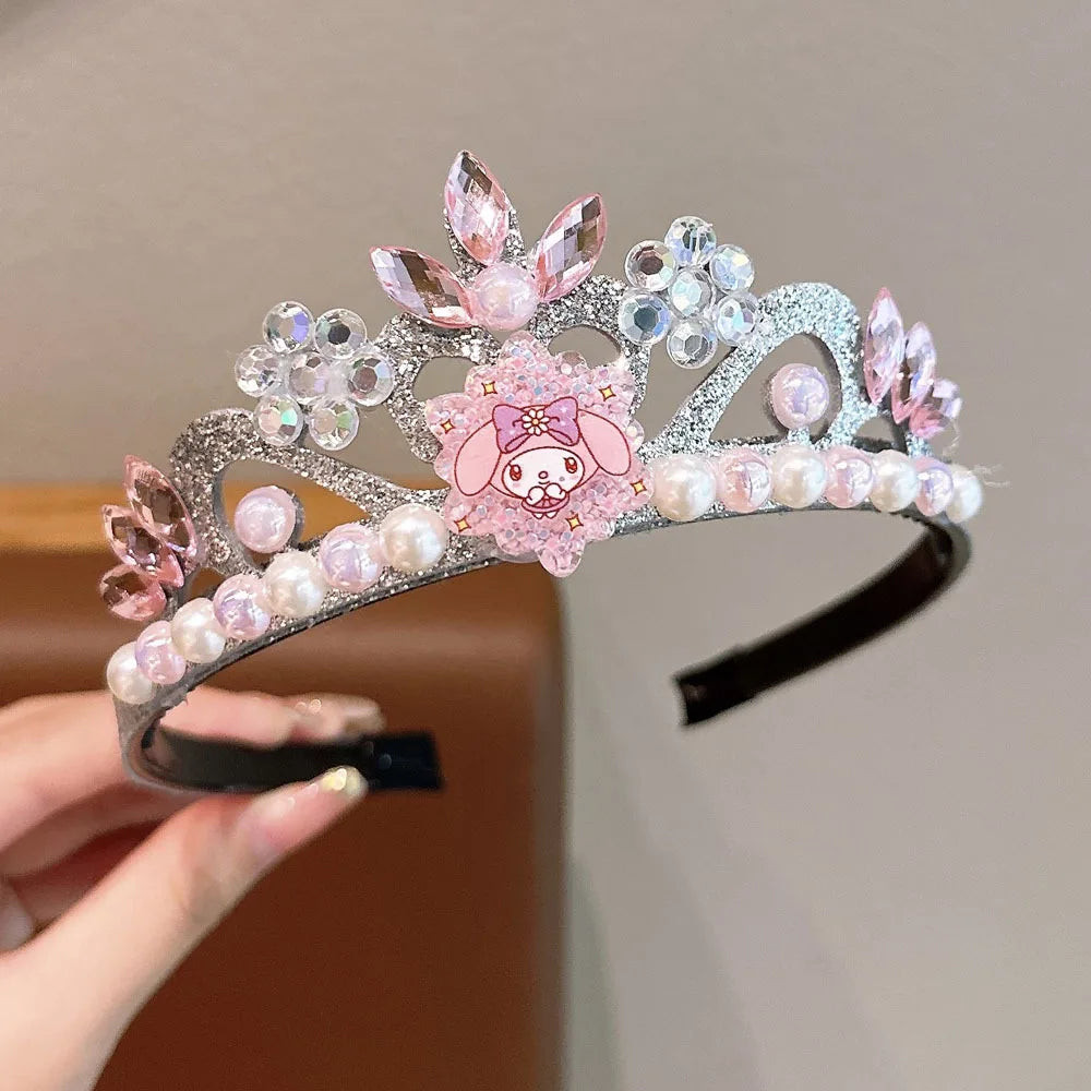 Disney Prinzessinnen-Krone Haarreif für Kinder – Aisha Frozen Krone – Geburtstagskrone für Mädchen – MINISO Design