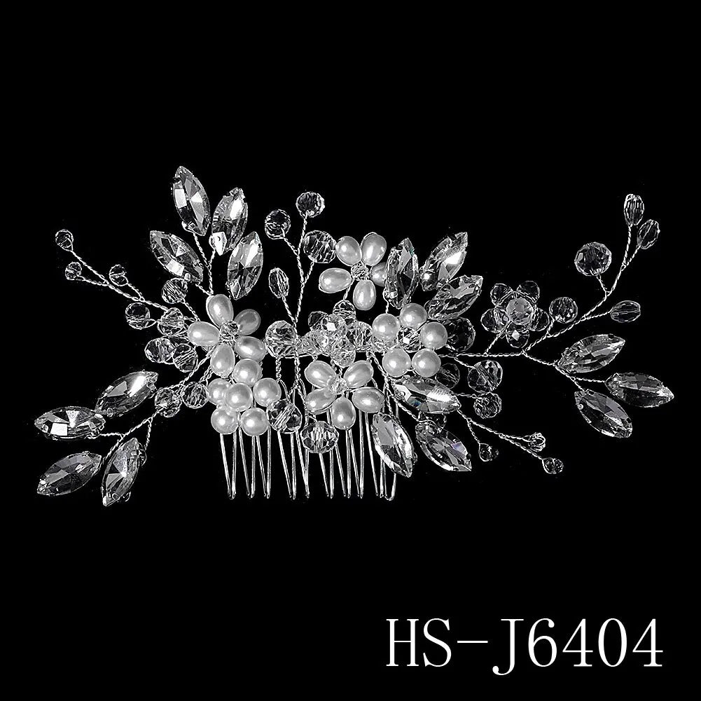 Handgefertigter Brauthaarkamm mit Kristallblumen – Elegantes Haarschmuck-Accessoire für Hochzeit, Party & festliche Anlässe