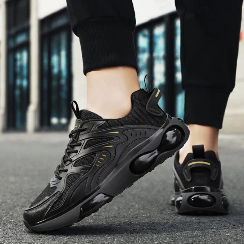 Herren Sneaker 2024 – Atmungsaktive Mesh-Laufschuhe mit dicker Sohle | Komfortable Freizeitschuhe & Tennisschuhe – Modisch & Klassisch
