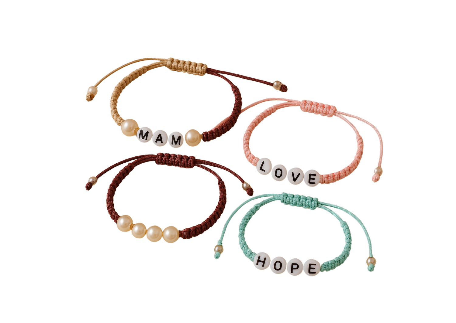 📿 Makramee-Armbaender mit Bedeutung – Persoenlich & handgefertigt