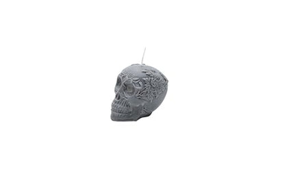 Handgemachte Sojawachs Kerze | Vanille Duft & Totenkopf Design | Duftkerze Geschenk