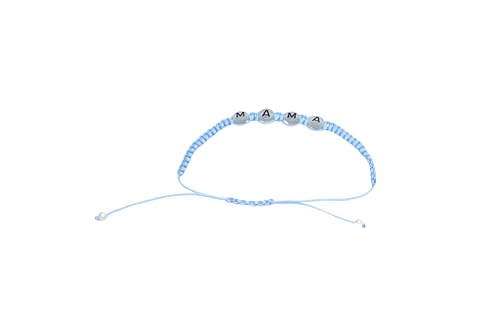 Handgefertigtes Makramee-Armband “MAMA” aus Nylonfaden – Verstellbar & Stilvoll