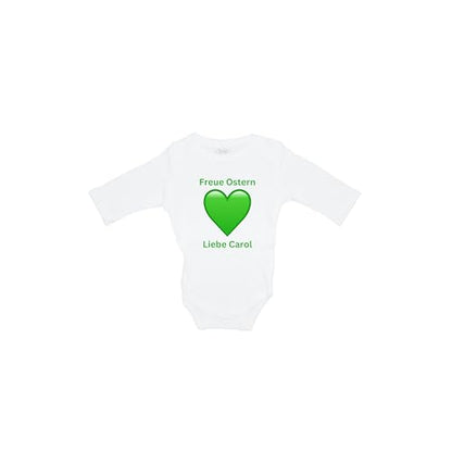 Schnitzler Baby-Body Langarm – Individuell mit DTF-Druck personalisierbar!