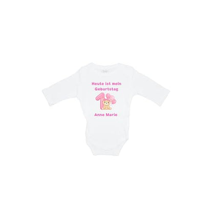 Schnitzler Baby-Body Langarm – Individuell mit DTF-Druck personalisierbar!