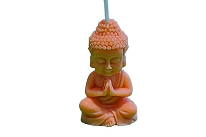 Handgemachte Sojawachs Kerze | Vanille Duft & Buddha Design 5er Set | Duftkerze Geschenk