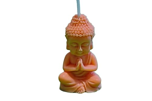 Handgemachte Sojawachs Kerze | Vanille Duft & Buddha Design 5er Set | Duftkerze Geschenk