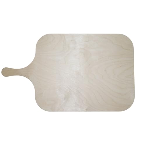 Personalisierbares Frühstücksbrett aus Birkenholz-Multiplex – 30 × 19,5 cm – Schneide- & Servierbrett mit Lasergravur – Made in Germany