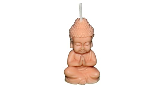 Handgemachte Sojawachs Kerze | Vanille Duft & Buddha Design 5er Set | Duftkerze Geschenk