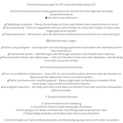 Schnitzler Baby-Body Langarm – Individuell mit DTF-Druck personalisierbar!