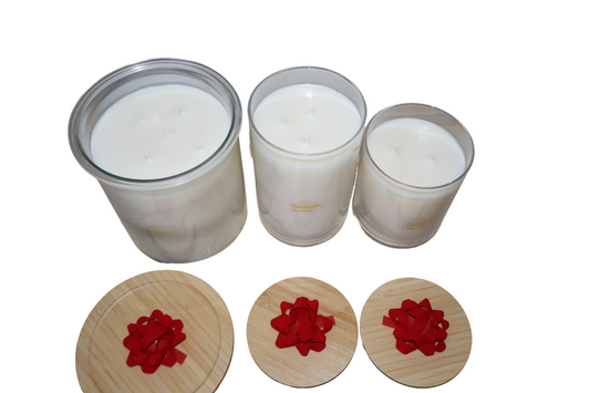 🕯️ Luxuriöses Duftkerzen-Set (3-teilig) aus Kokoswachs – Handgegossen & Parfümiert mit ätherischem Kokosöl