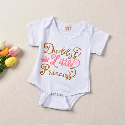 🌸 4-teiliges Sommer-Set für Neugeborene – Baby Mädchen Romper + Blumenhose + Hut + Haarband (0–24 Monate)