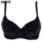 Sexy Damen-Bralette mit Strass & Pailletten – Rückenfreier BH ohne Bügel – Glänzendes Bustier für Party, Club & Hochzeit