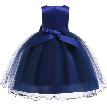 Elegantes Prinzessinnenkleid für Mädchen – Sommerliches Ballkleid für Hochzeit, Party & festliche Anlässe (Größe 100–160 / 3–10 Jahre)