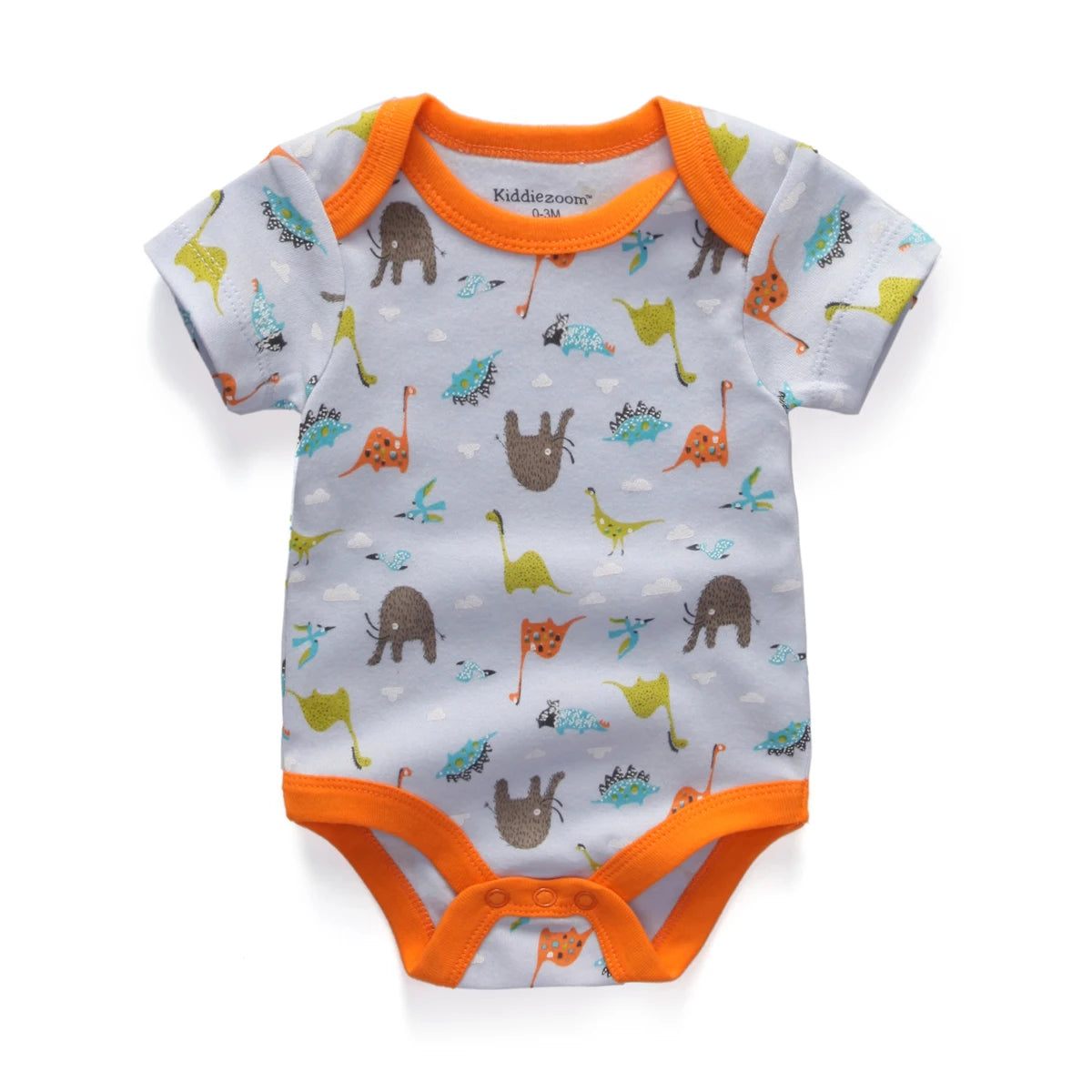 3-teiliges Baby-Set aus Baumwolle – Sommer-Body mit kurzen Ärmeln für Jungen & Mädchen (0–12 Monate)
