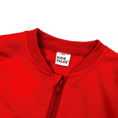 Frühling & Herbst Baby Jogginganzug – 2-teiliges Set aus Baumwolle mit Reißverschlussjacke & Hose für Mädchen & Jungen (6–24 Monate)