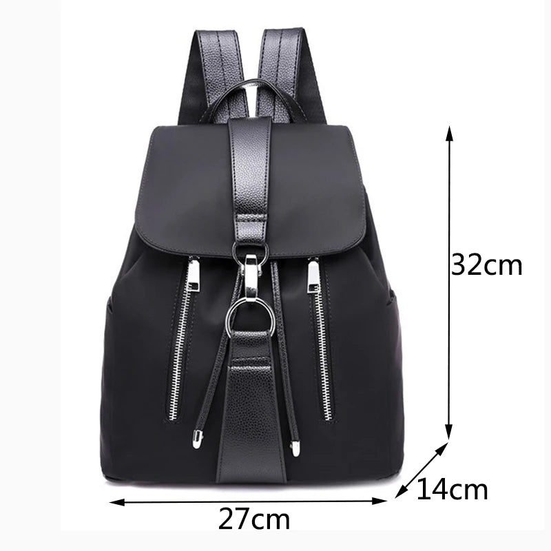 Damen Rucksack – Hochwertiger Nylon Rucksack für Schule, Alltag & Reisen – Große Kapazität, Modisches Design