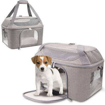 Atmungsaktiver Hunde-Rucksack – Tragbare & Faltbare Transporttasche für kleine Hunde & Katzen – Airline-Zulassung für Reisen