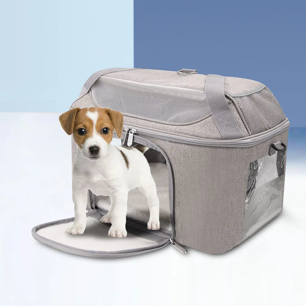 Atmungsaktiver Hunde-Rucksack – Tragbare & Faltbare Transporttasche für kleine Hunde & Katzen – Airline-Zulassung für Reisen