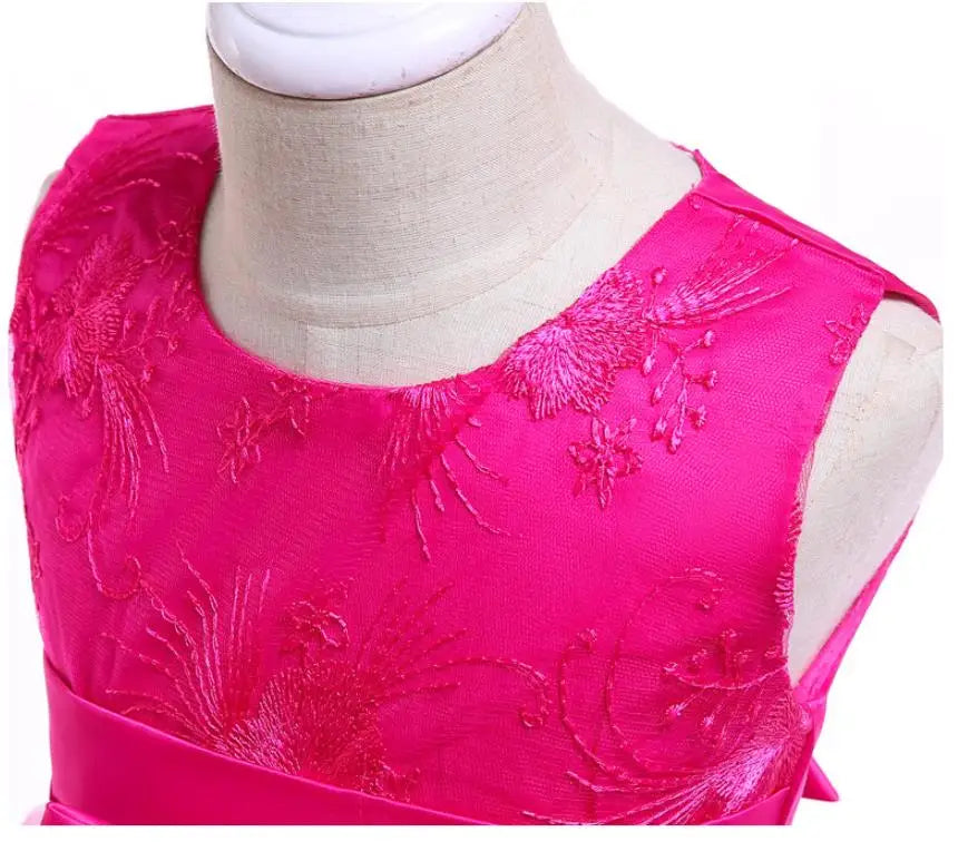Elegantes Prinzessinnenkleid für Mädchen – Sommerliches Ballkleid für Hochzeit, Party & festliche Anlässe (Größe 100–160 / 3–10 Jahre)